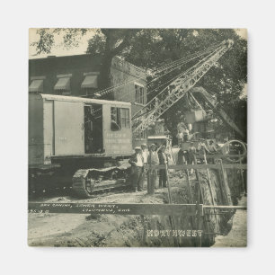 IMÁN OPERADOR DEL CABLE SHOVEL DEL OPERADOR DE LA GRIPE