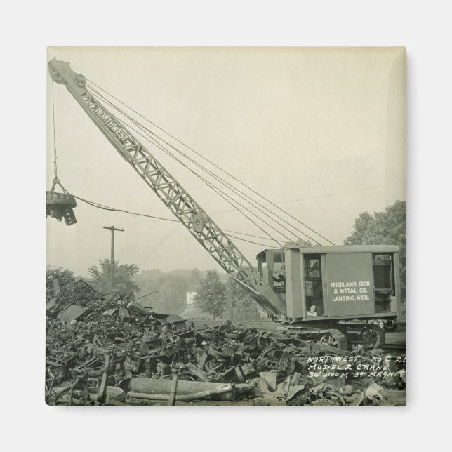 IMÁN OPERADOR DEL CABLE SHOVEL DEL OPERADOR DE LA GRIPE (Frente)