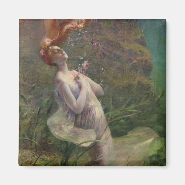 Imán Ophelia Drowning, 1895 (Frente)