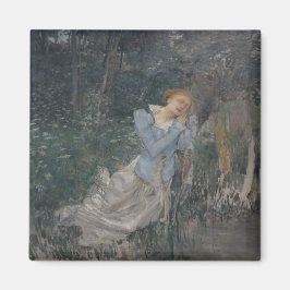 Imán Ophelia (mujer que llora) (por Jules Bastien-Lepag