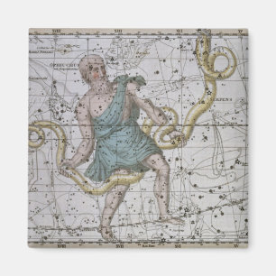 Imán Ophiuchus o Serpentarius, 'de un atlas celestial