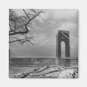 Imán Opinión B&W de puente colgante