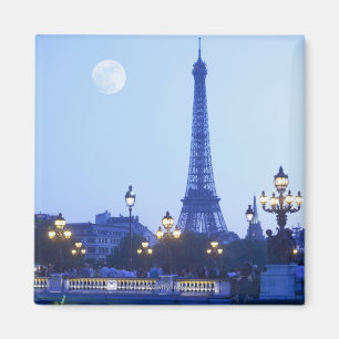 Imán Opinión de la tarde de la torre Eiffel