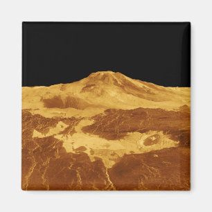 Imán opinión de perspectiva 3D de Maat Mons en Venus