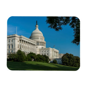 Imán Opinión del oeste del edificio del capitolio