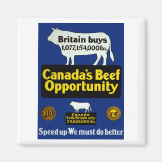 Imán Oportunidad de carne de Canadá