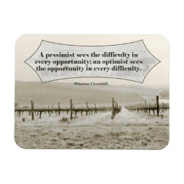 Imán Oportunidad de cita Inspiradora de Winston Churchi