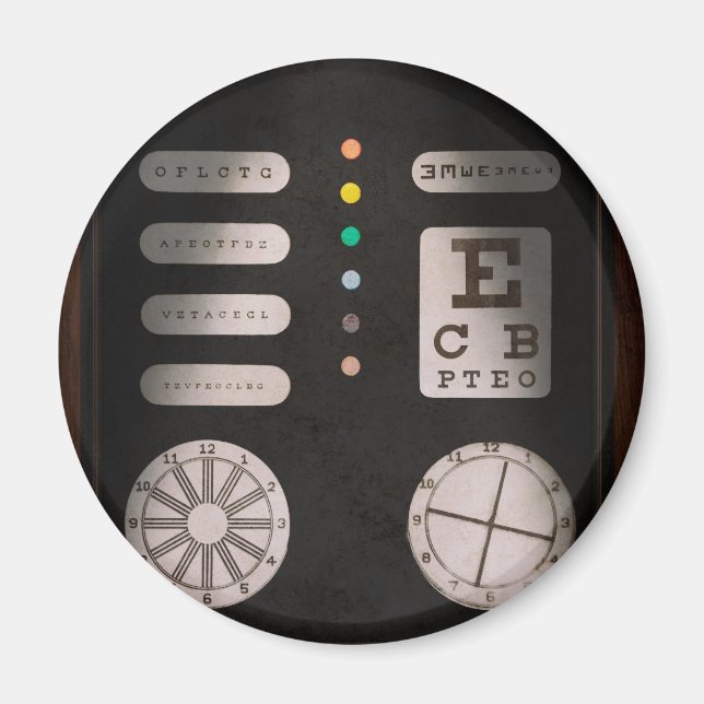 Imán Optometrista - Confusión óptica (Frente)