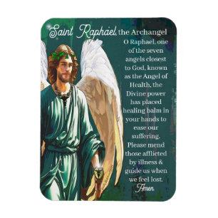 Imán Oración de arte de San Rafael Archangel Healer Ang