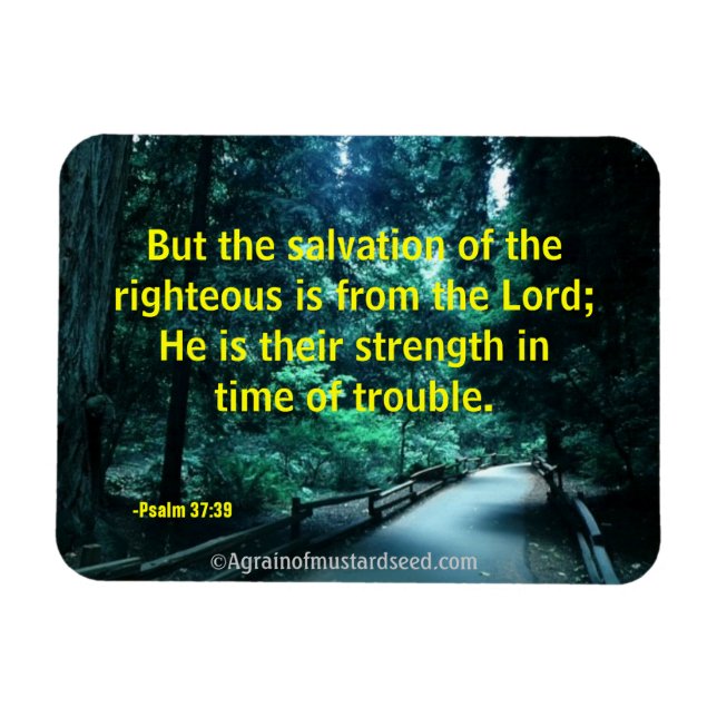 Imán Oración de citas de la Biblia (Horizontal)