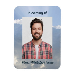 Imán Oración de foto conmemorativa cielo celestial