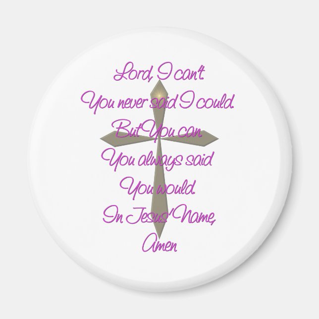 Imán Oración de Jesús (Frente)