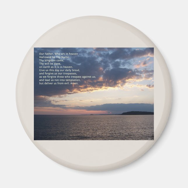 Imán Oración de nuestro padre (Frente)