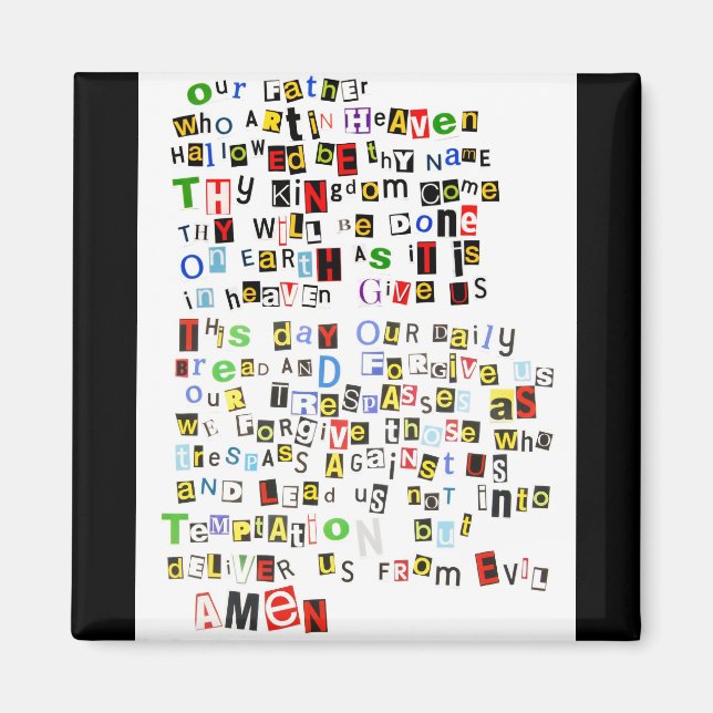 Imán Oración del Señor (Frente)