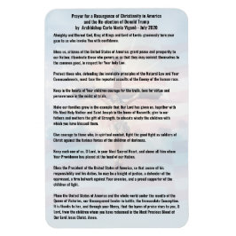 Imán Oración por el presidente Trump y Estados Unidos -