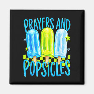 Imán Oraciones y paletas heladas adorables niños cristi