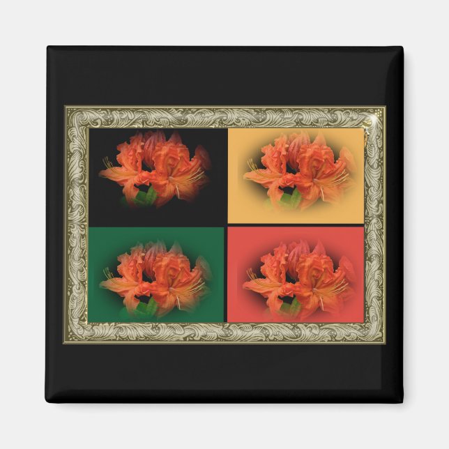 Imán Orange Azaleas (Frente)