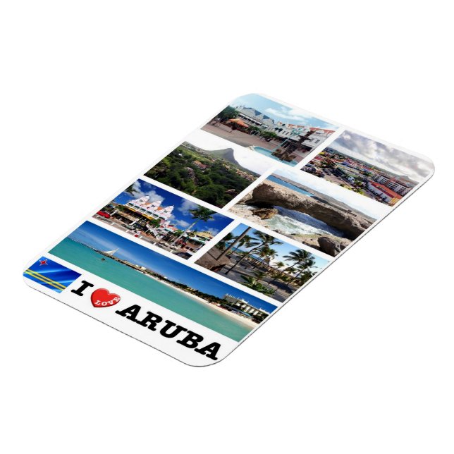 Imán Oranjestad - Amo - Aruba - (Lado Izquierdo)