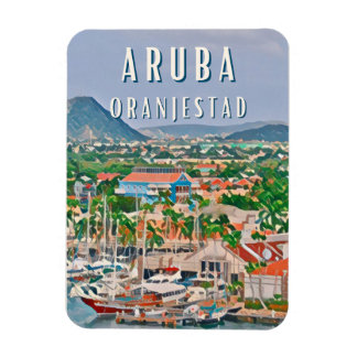 Imán Oranjestad, la ville colorée des Antilles