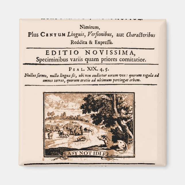 Imán Oratio Dominica (Frente)