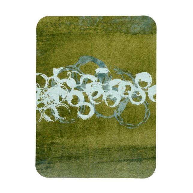 Imán Orbes verdes I (Vertical)