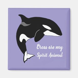 Imán Orca Asesino Animal de Espíritu Ballena