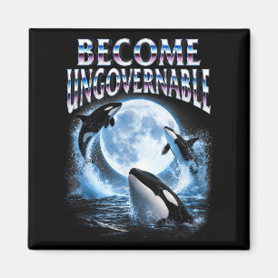 Imán Orca ballena amante mar océano animal se convierte