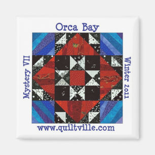 Imán Orca Bay Mystery Quiltville