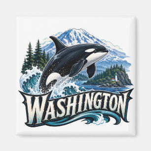 Imán Orca de Washington