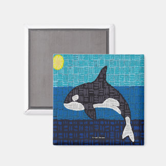 Imán Orca (square) - Magnet