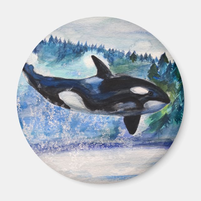 Imán Orca Wildlife Magnet (Frente)