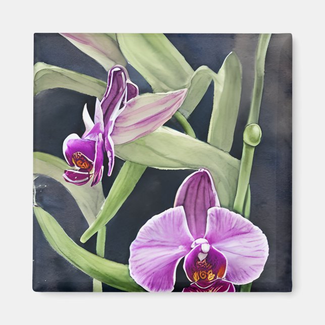 Imán Orchid Kitchen Magnet (Frente)