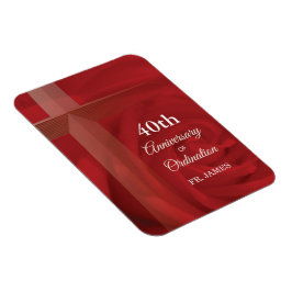 Imán Orden de Aniversario del Sacerdote Nombre Personal