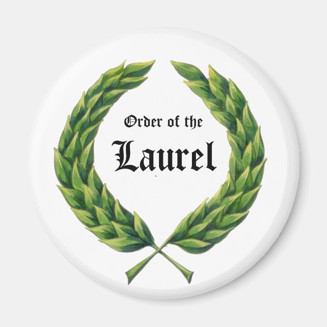 Imán Orden del Magnet Laurel (Frente)