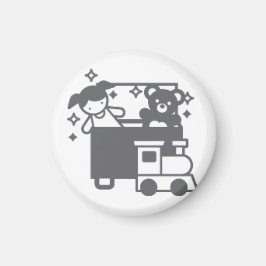 Imán Ordenan actividades Button quehaceres domésticos