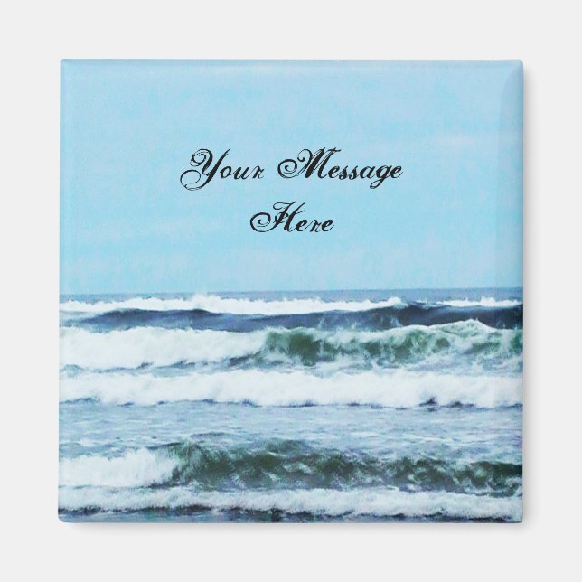 Imán Oregon Coast Waves Magnet (Frente)
