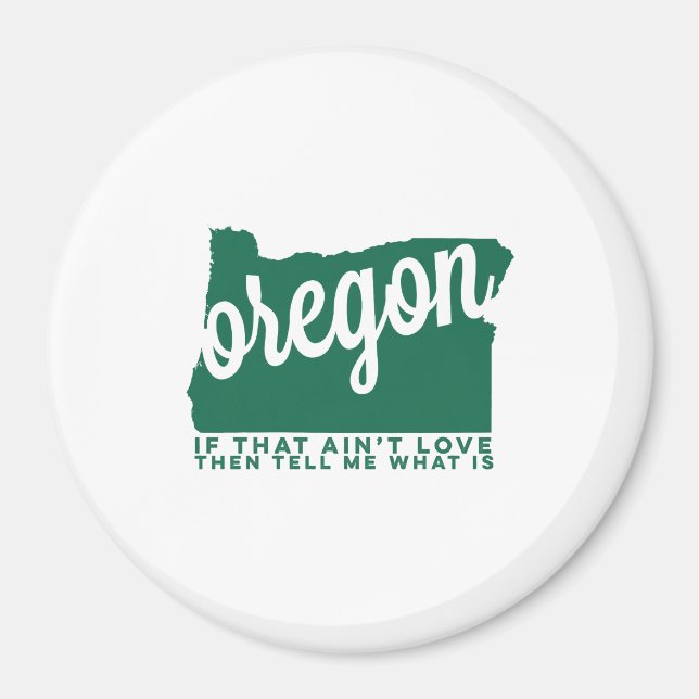 Imán oregon | letras de canciones | verde (Frente)