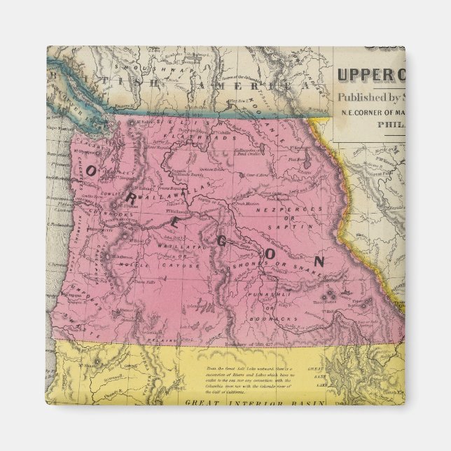 Imán Oregon y California Superior (Frente)