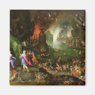 Imán Orfeo con arpa jugando a Plutón