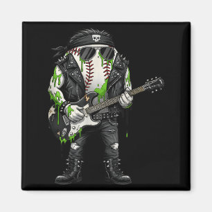 Imán Organismo no gubernamental Rocker Béisbol Es Horro