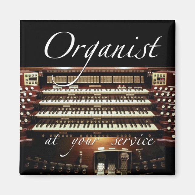 Imán Organista a su servicio (Frente)