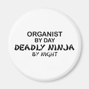 Imán Organista Ninja mortal por noche