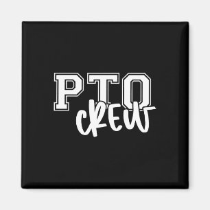 Imán Organización de Padres y Maestros Retro Pto Crew D