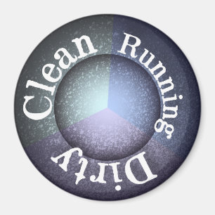 Imán Organizador de ejecución sucio del lavavajillas