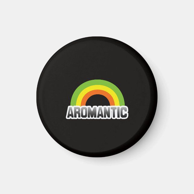 Imán Orgullo Aromántico (Frente)