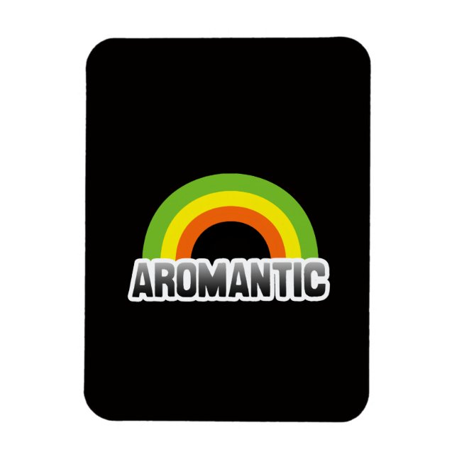 Imán Orgullo Aromántico (Vertical)