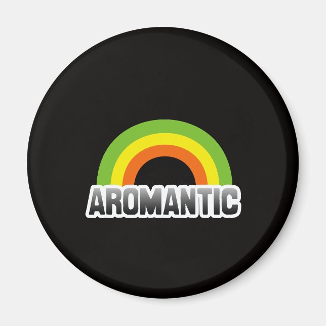 Imán Orgullo Aromántico (Frente)