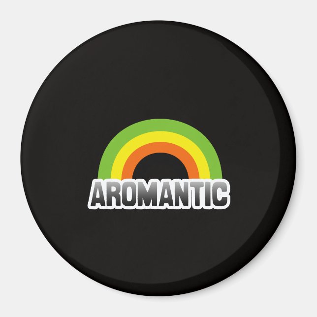 Imán Orgullo Aromántico (Frente)