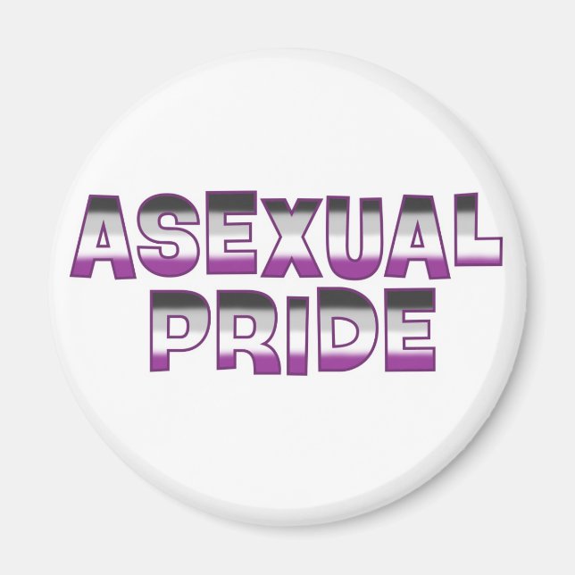 Imán Orgullo asexual (Frente)