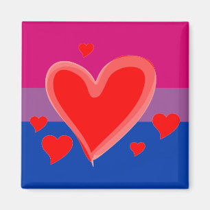 Imán Orgullo bisexual
